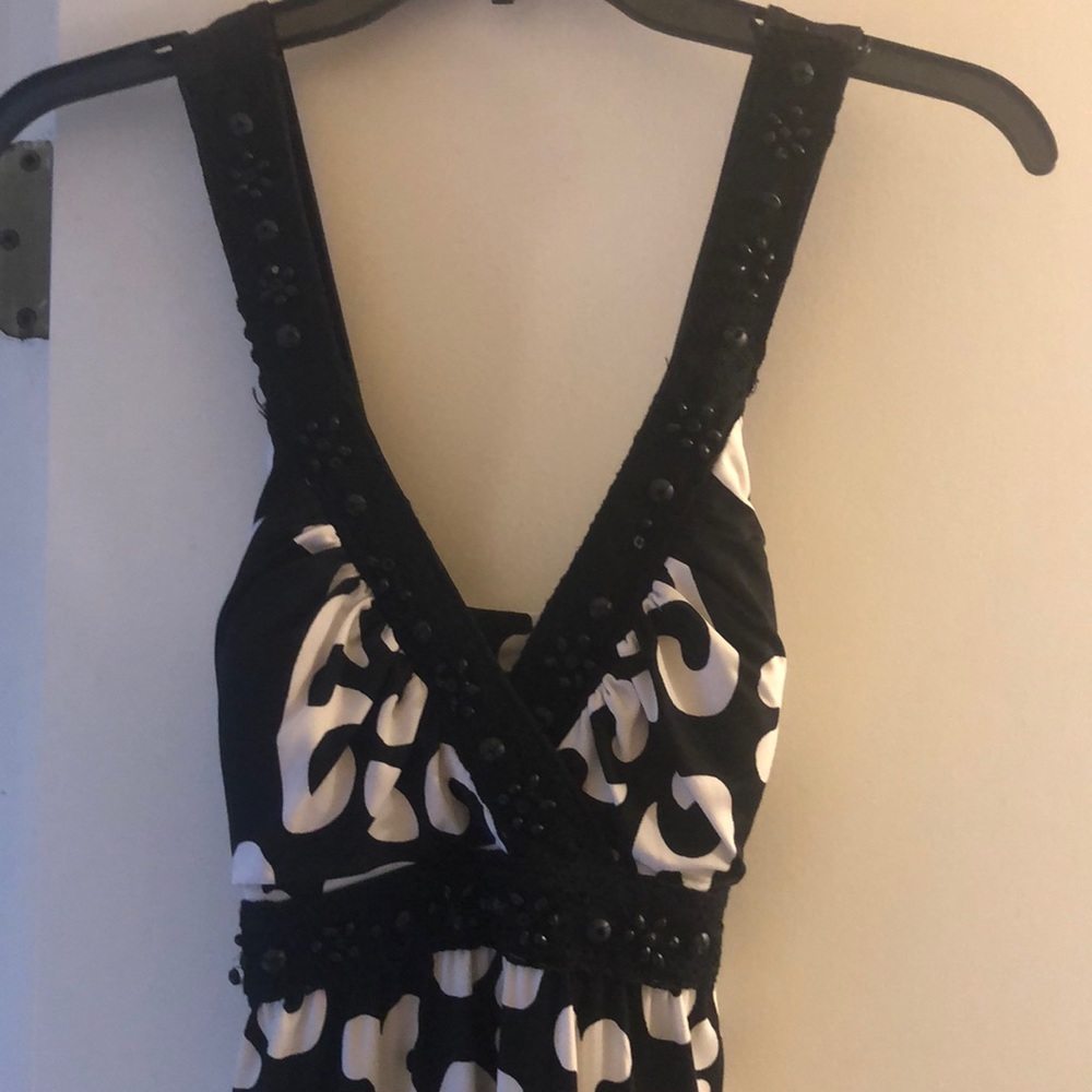 Black and white sundress